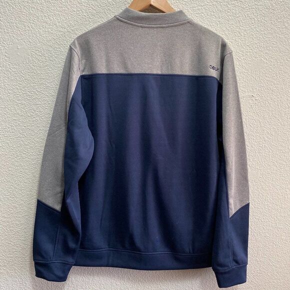 CBUK Cutter & Buck Pop Fly Full Zip Jacket NWT MBK00016 Blue Gray Large - Picture 4 of 4